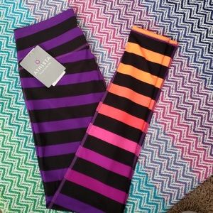 Althleta High Rise Bold Strip Chaturanga Tights